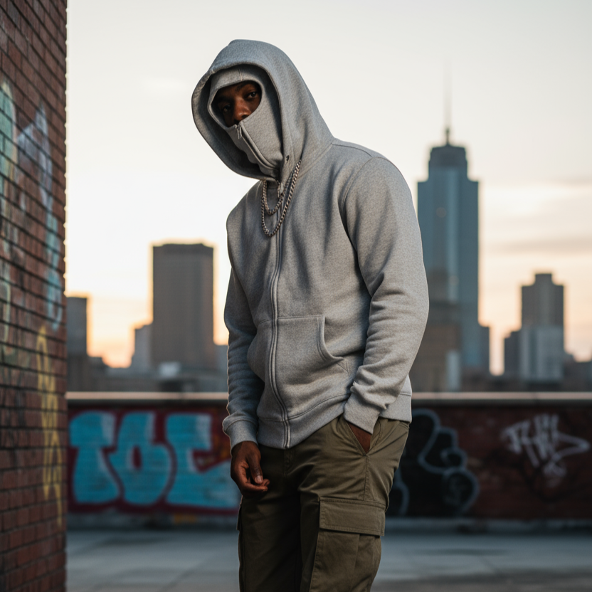 Ninja | Ninja Mask hoodie - Unisex Male/Female Premium Masked hoodie